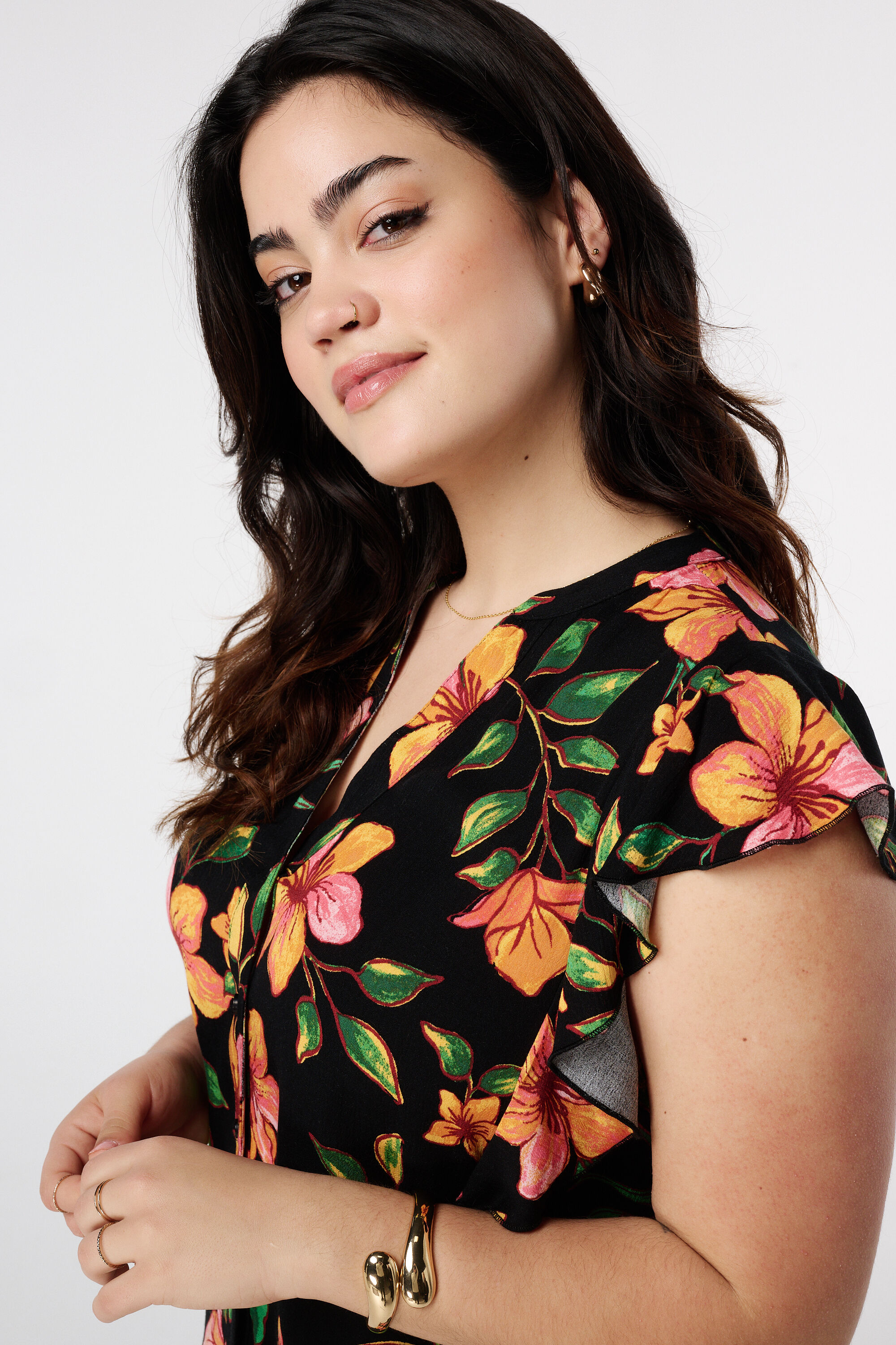 Top mit Blumendruck image number 4