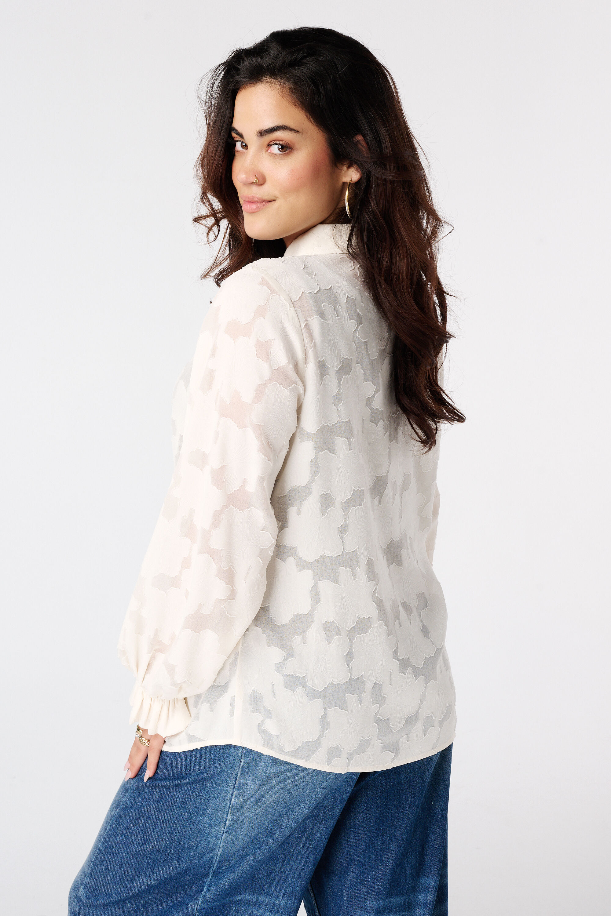 Transparente Bluse image number 3