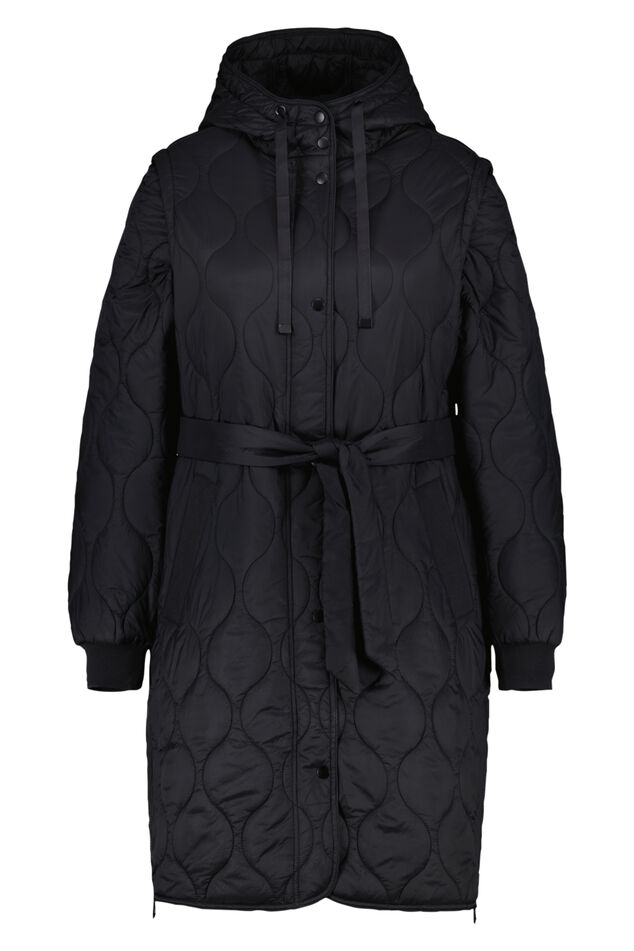 Gesteppte Jacke mit abnehmbaren Ärmeln image number 1