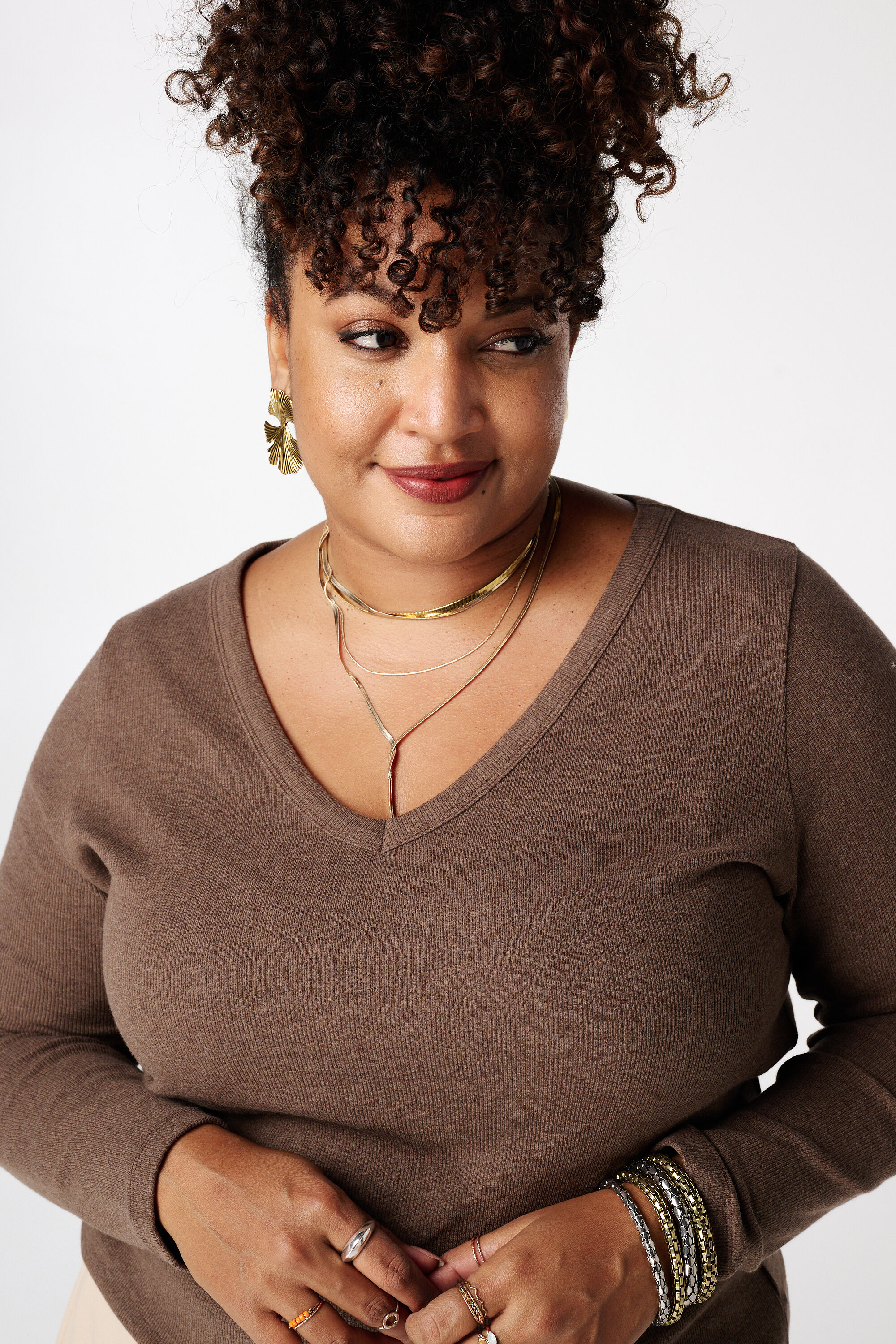 Geripptes Langarmshirt image number 4