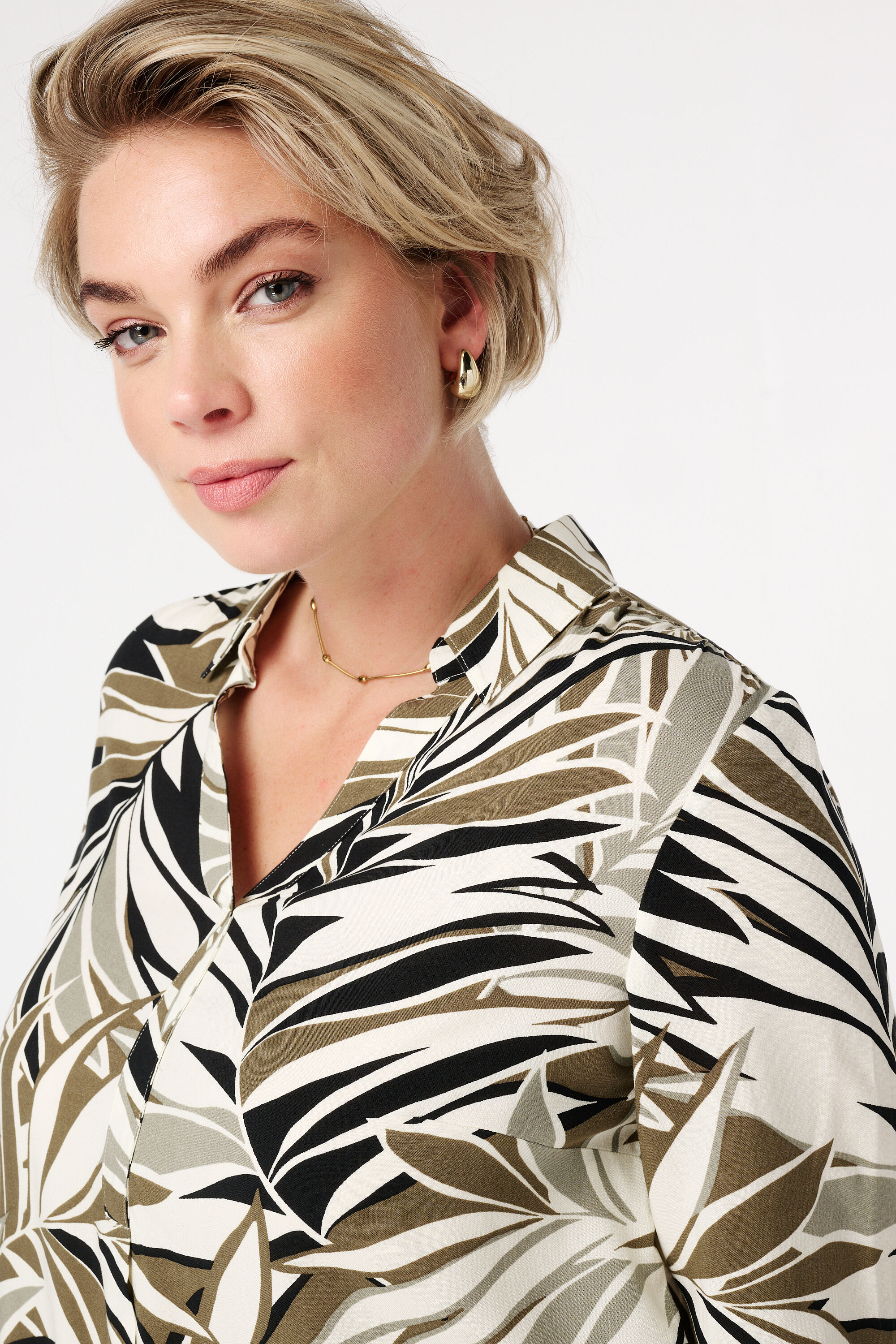 Bluse mit Print image number 4