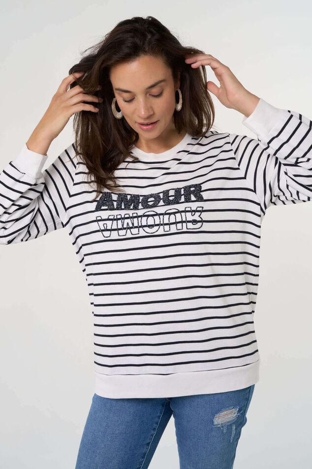 Pullover mit Text-Print image number 7