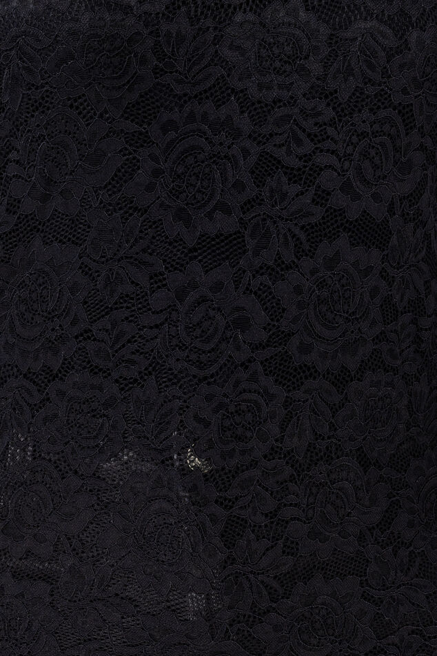 Lace top with long sleeves image number 4