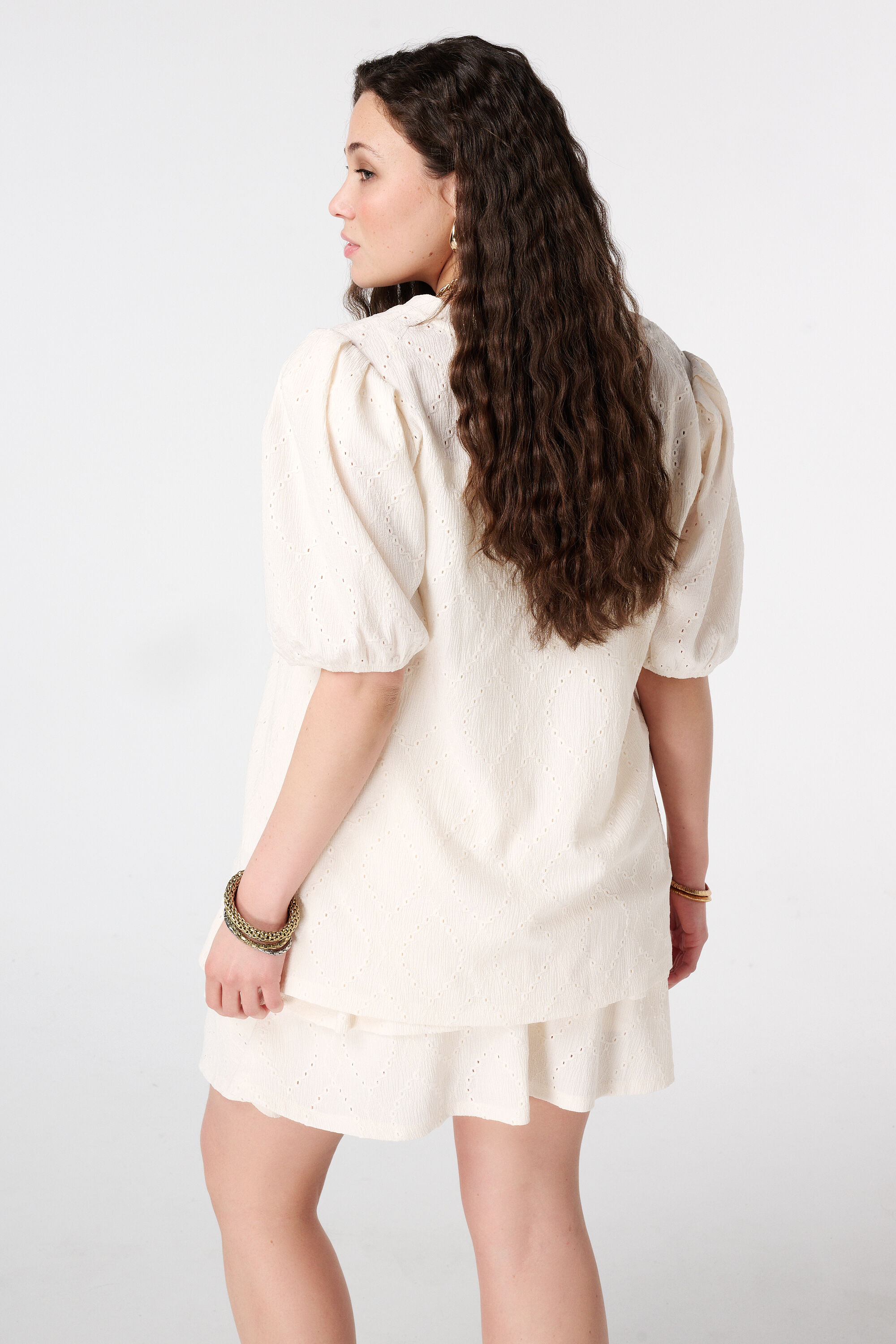 Top mit Broderie-Look image number 3