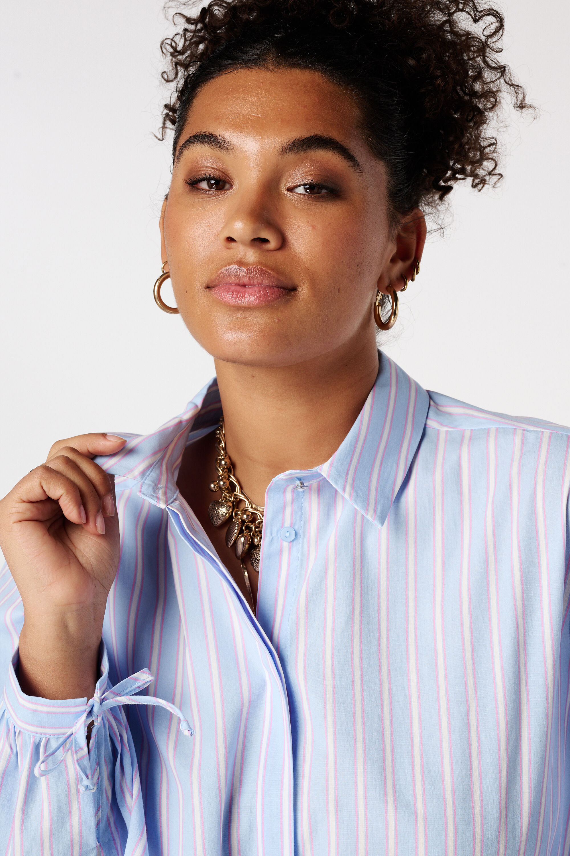 Gestreifte Bluse image number 4