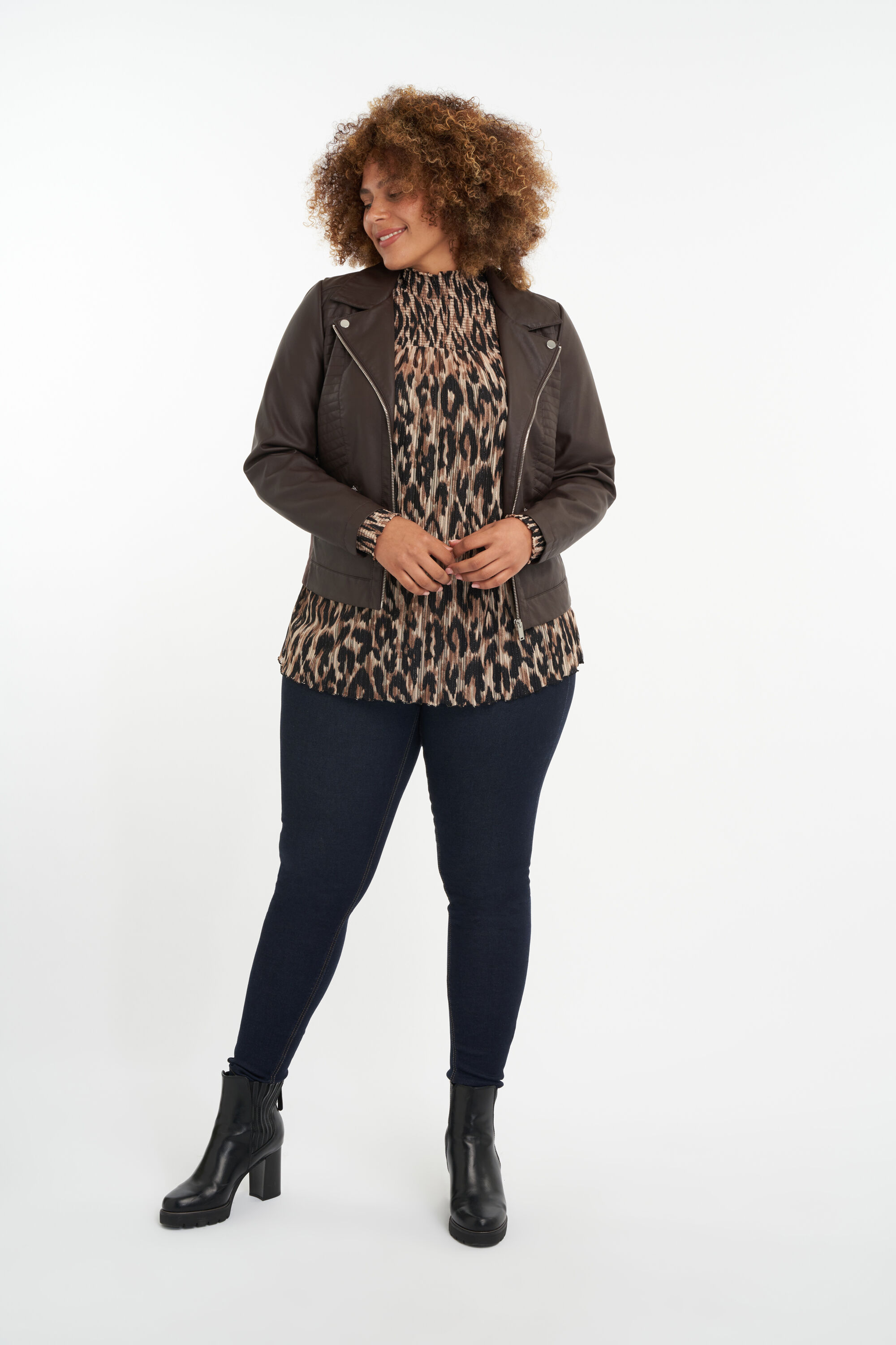 PU-Kunstlederjacke image number 6