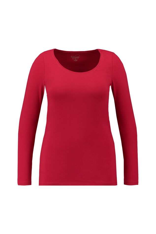 Basic-T-Shirt mit langen Ärmeln  image number 1