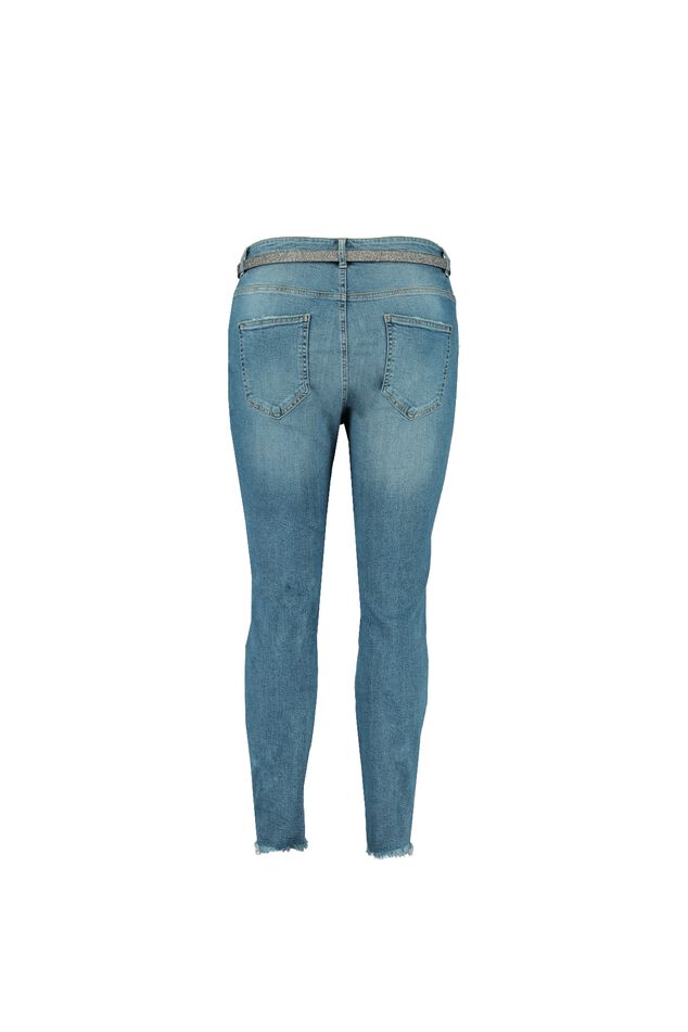 Super-skinny CHERRY mit Gürtel image number 2