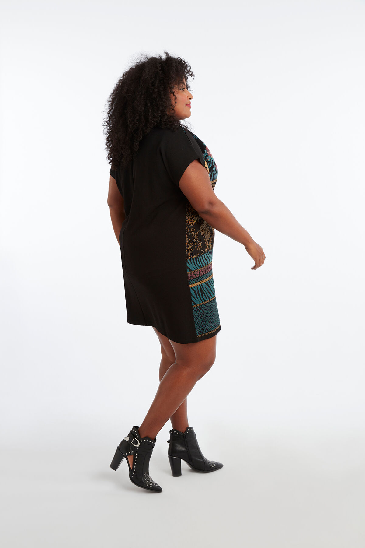 Kleid mit Wachs-Print image number 3