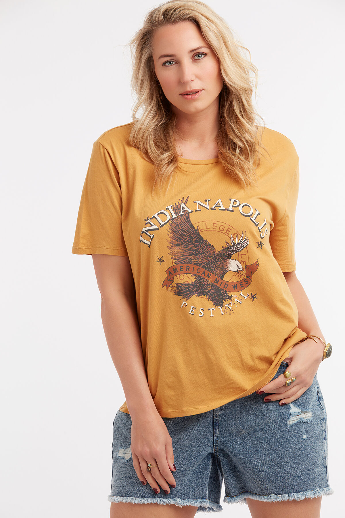 T-Shirt mit Aufdruck image number 5