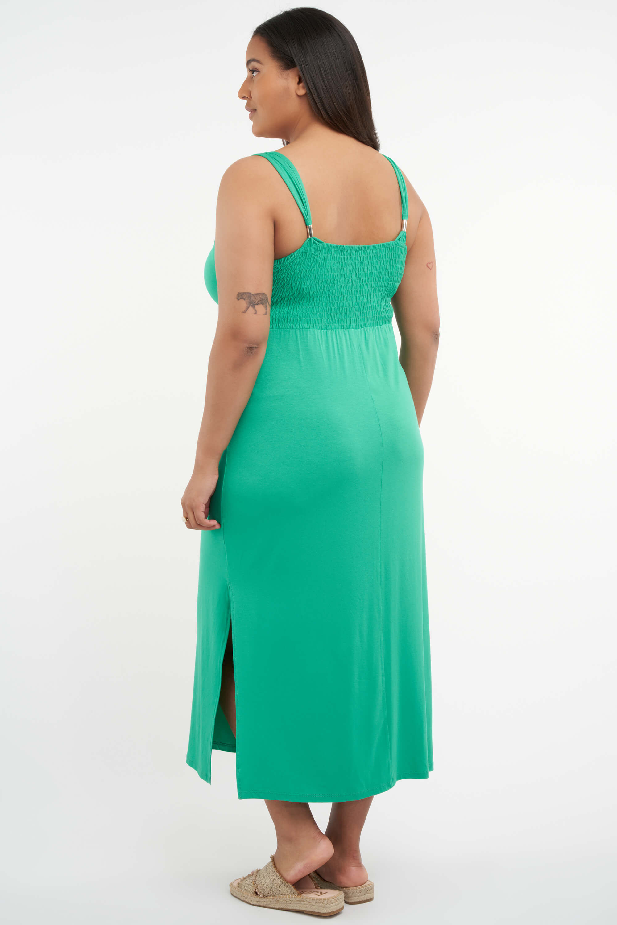 Kleid mit Smockdetail image number 3