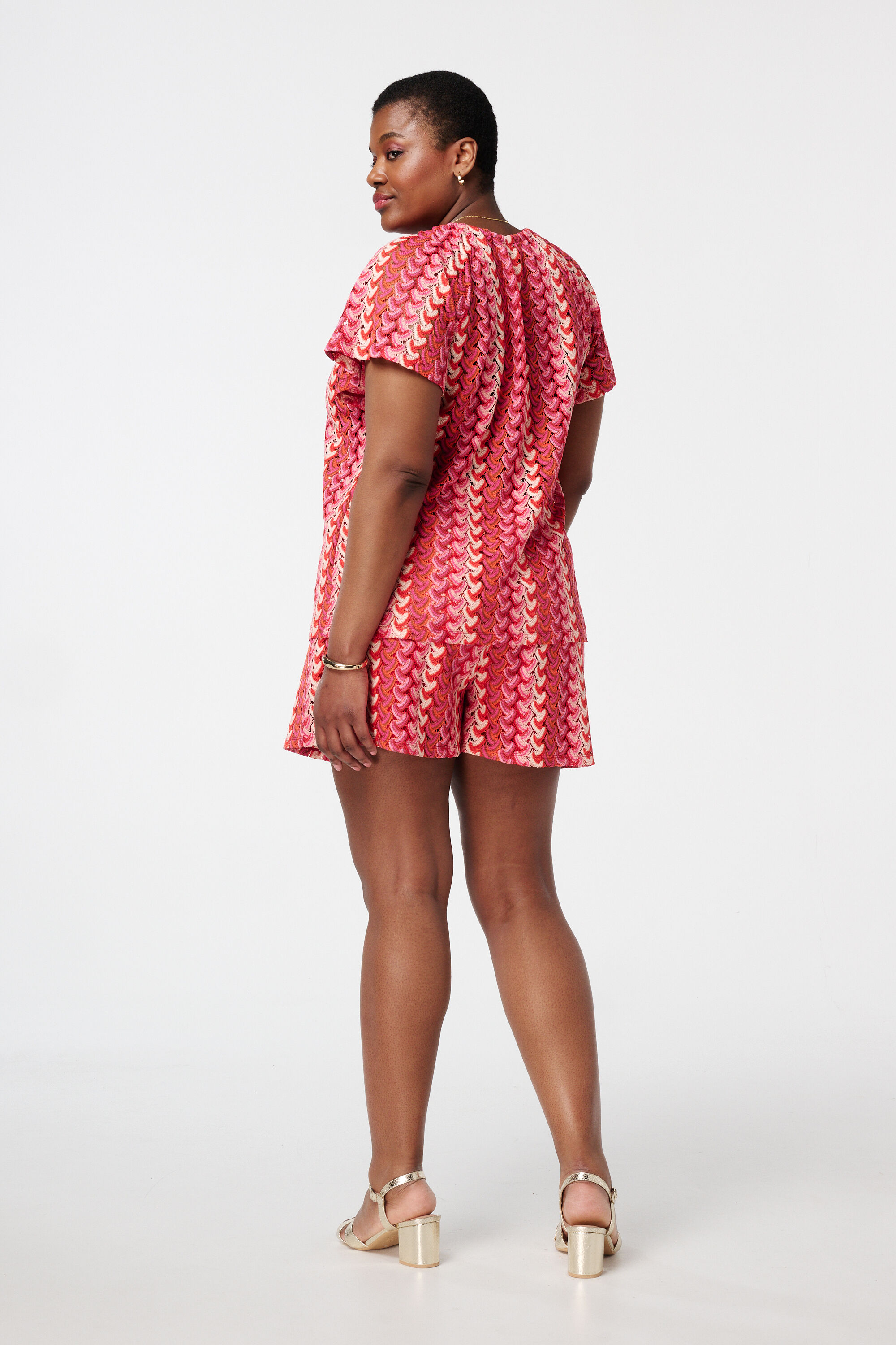 Strukturierte Shorts mit Stretchanteil image number 3