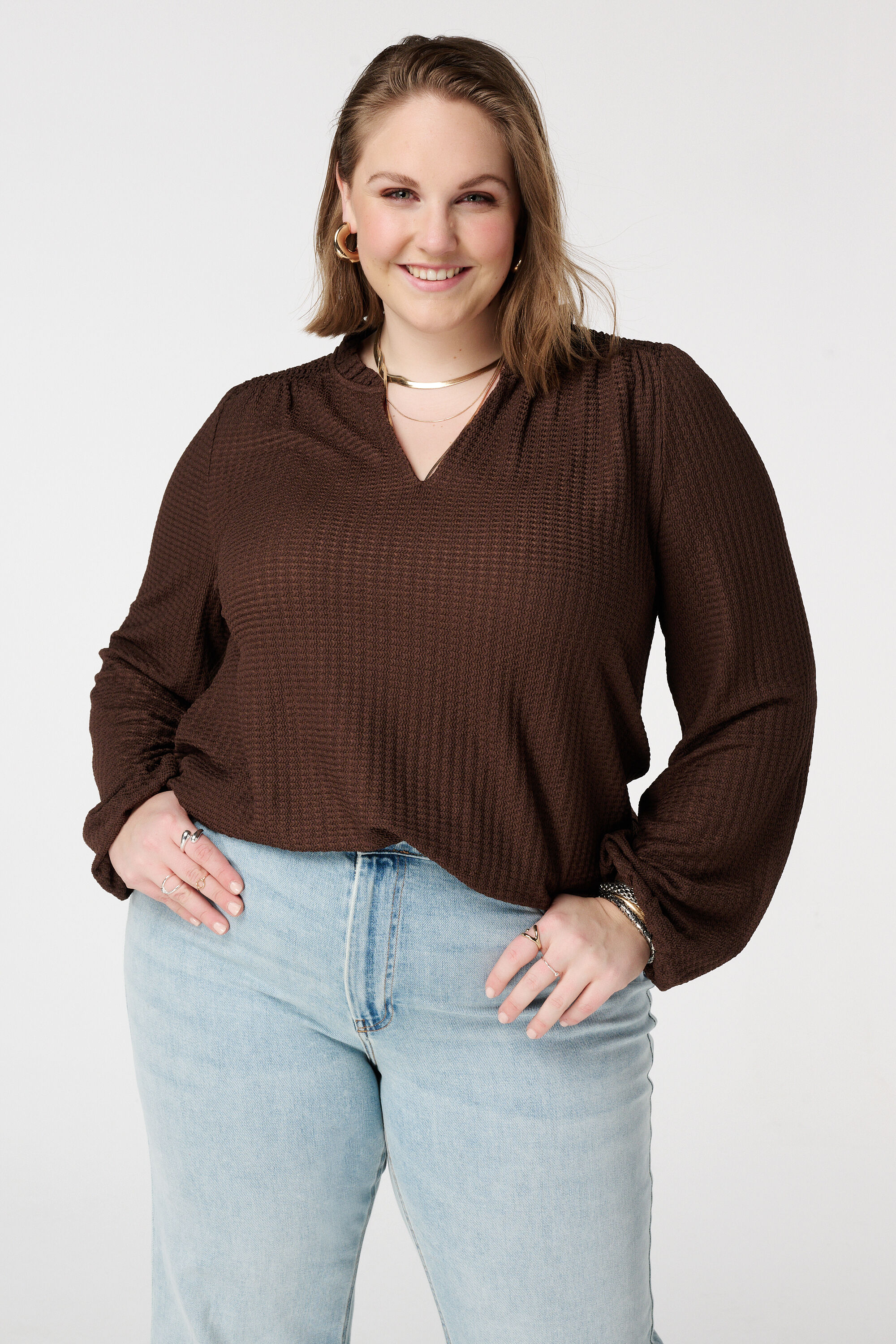 Top mit R&uuml;schen