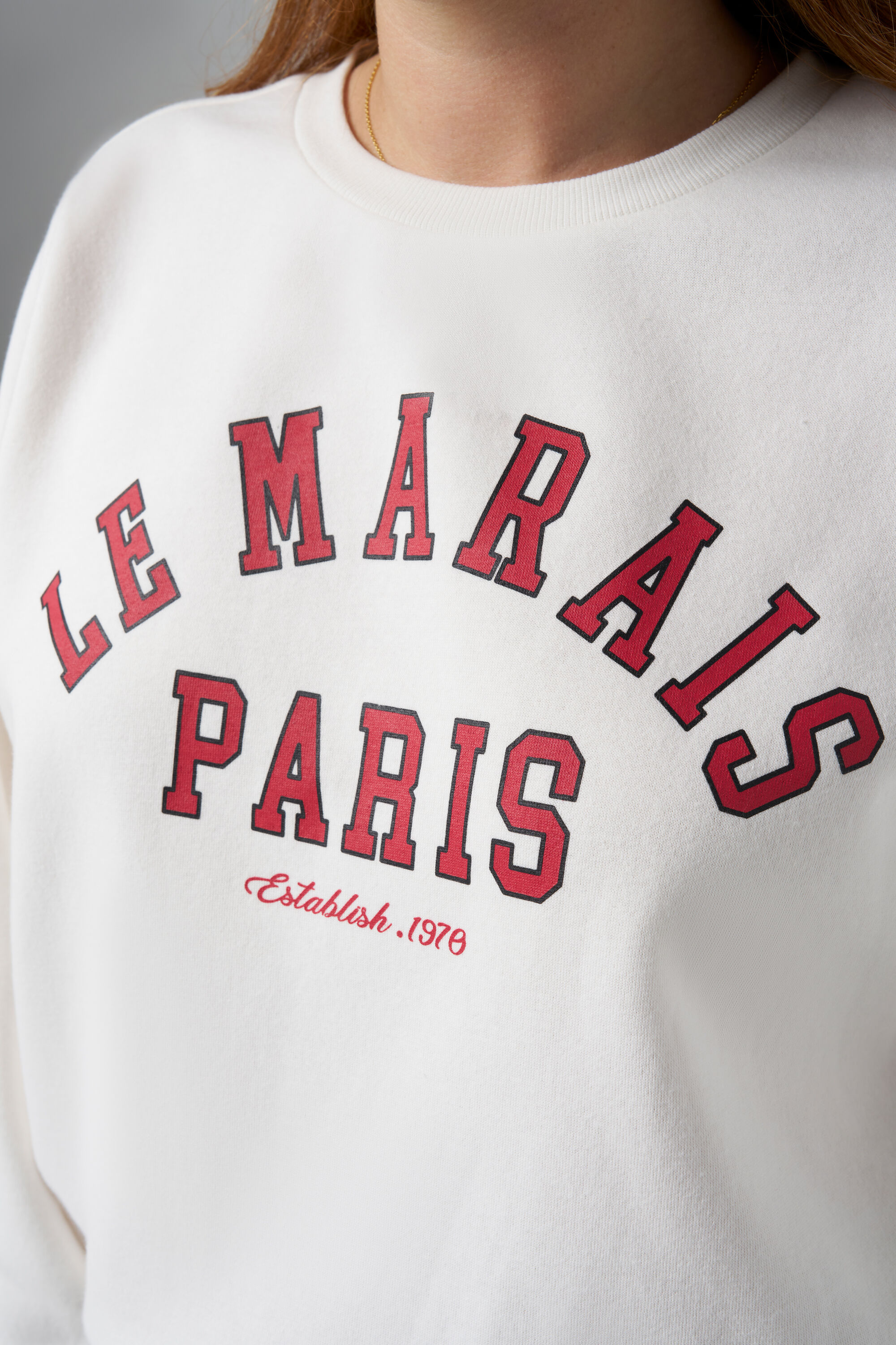 Pullover mit Text-Print image number 4