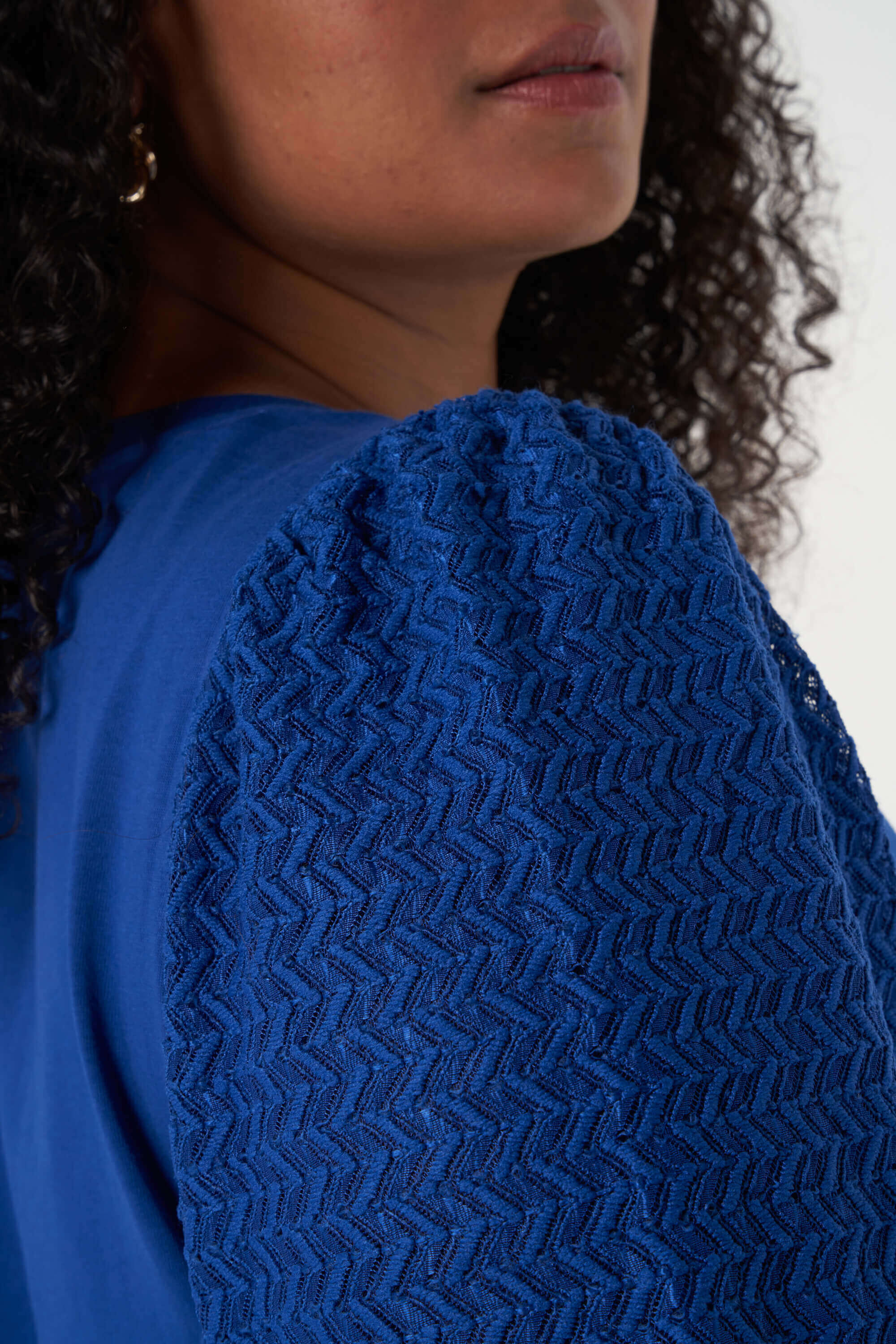 Top mit strukturierten &Auml;rmeln image number 4