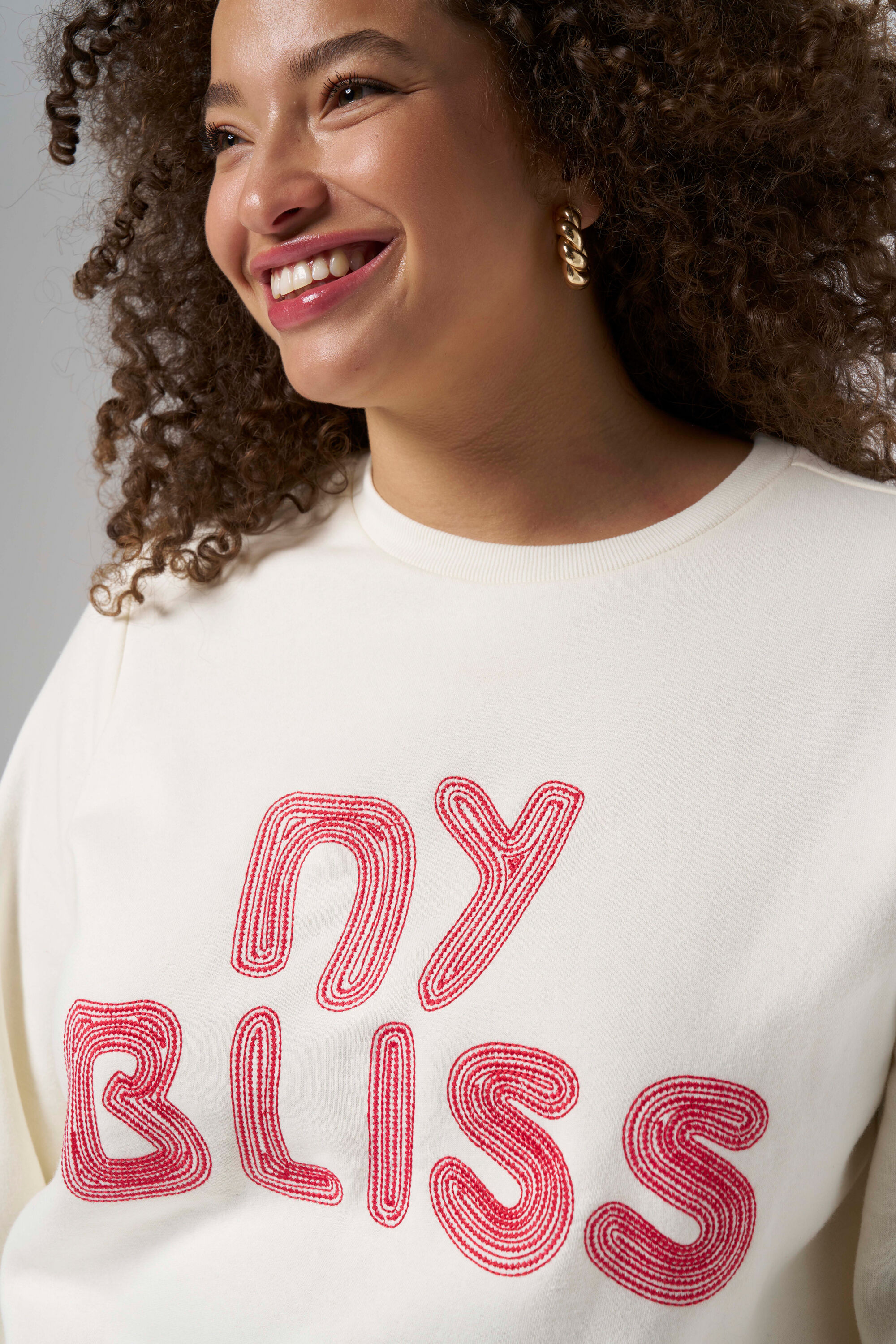 Pullover mit Text-Print image number 4