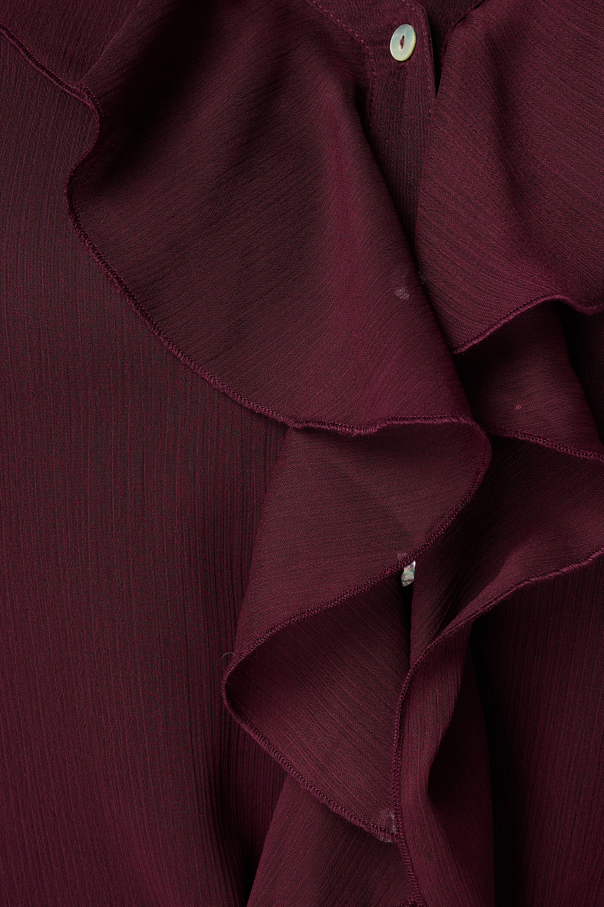 Transparente Bluse mit Volants und Spitze image number 6