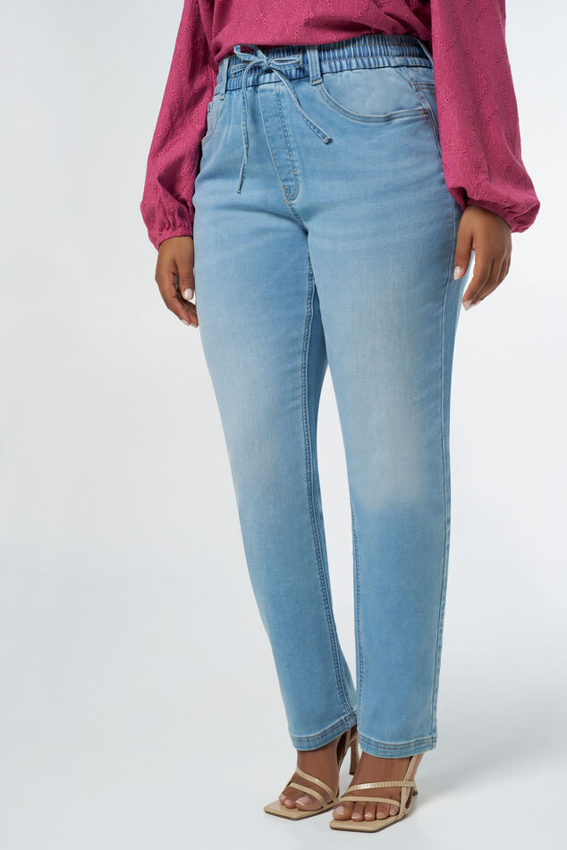 Jogginghose aus Denim image number 5