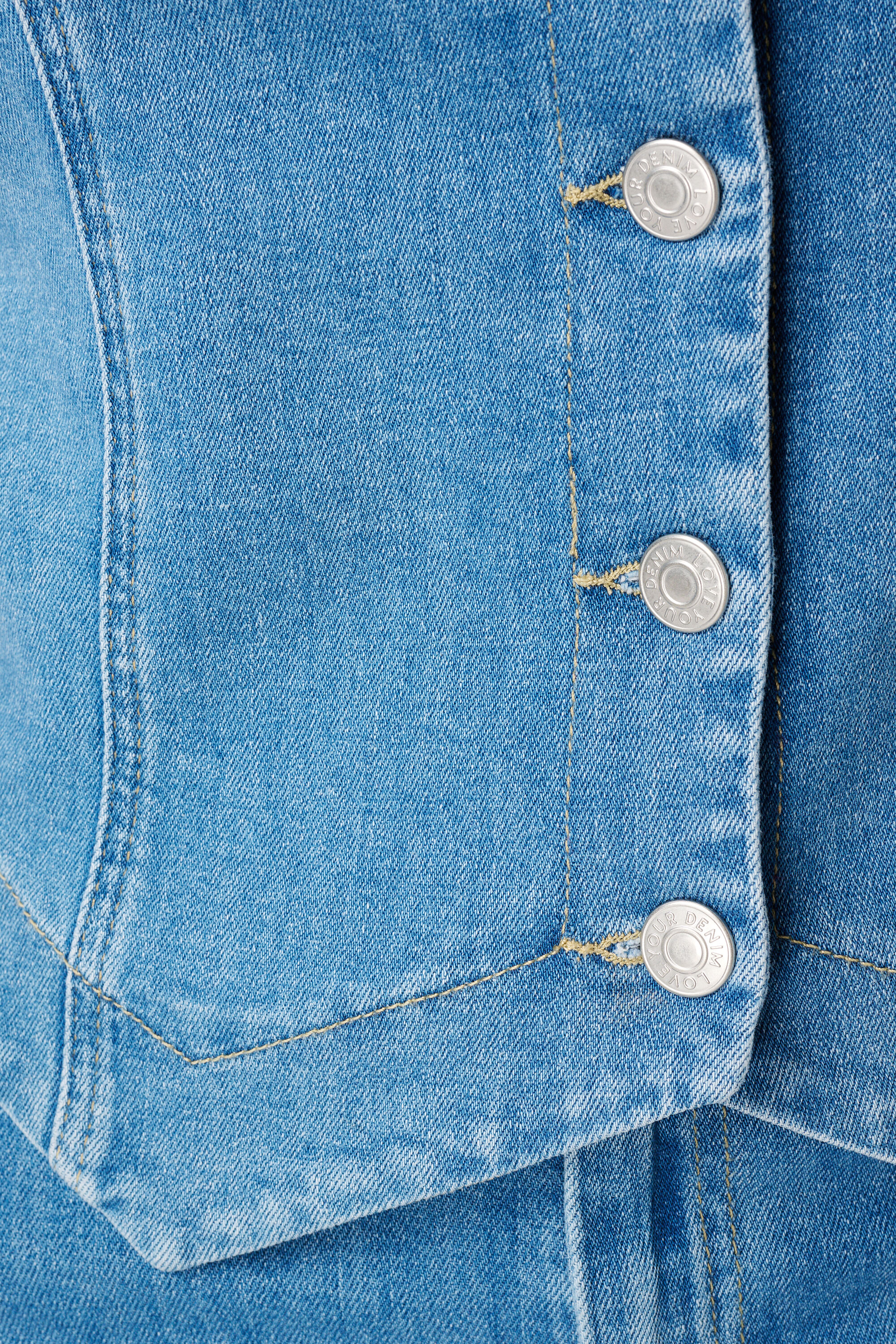 Denim-Weste image number 6