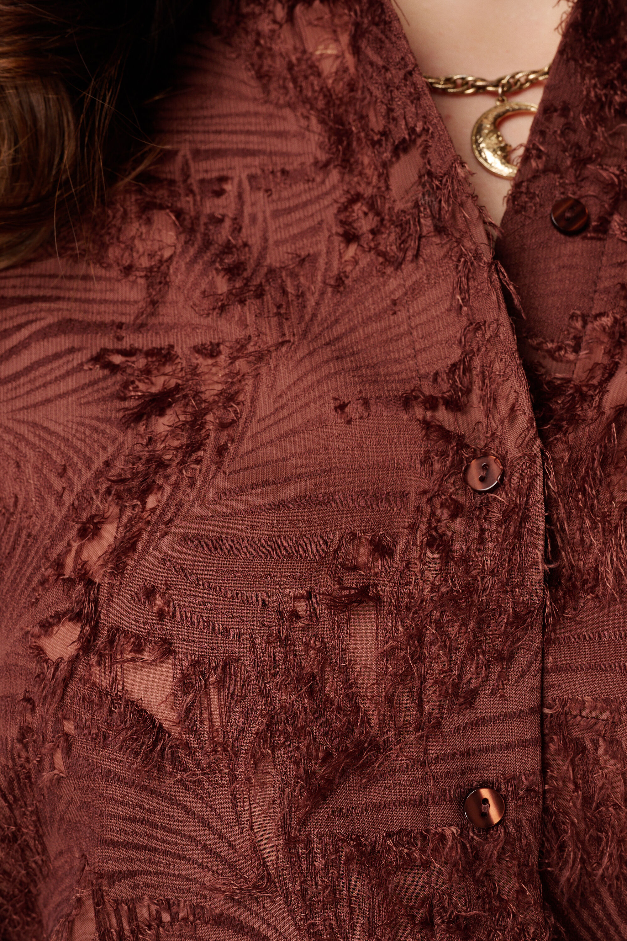 Bluse mit Struktur und Ballon&auml;rmeln image number 6