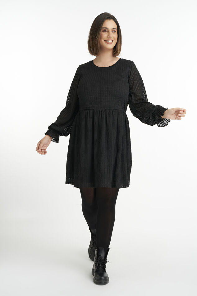 Kleid mit bauschigen Ärmeln image number 0