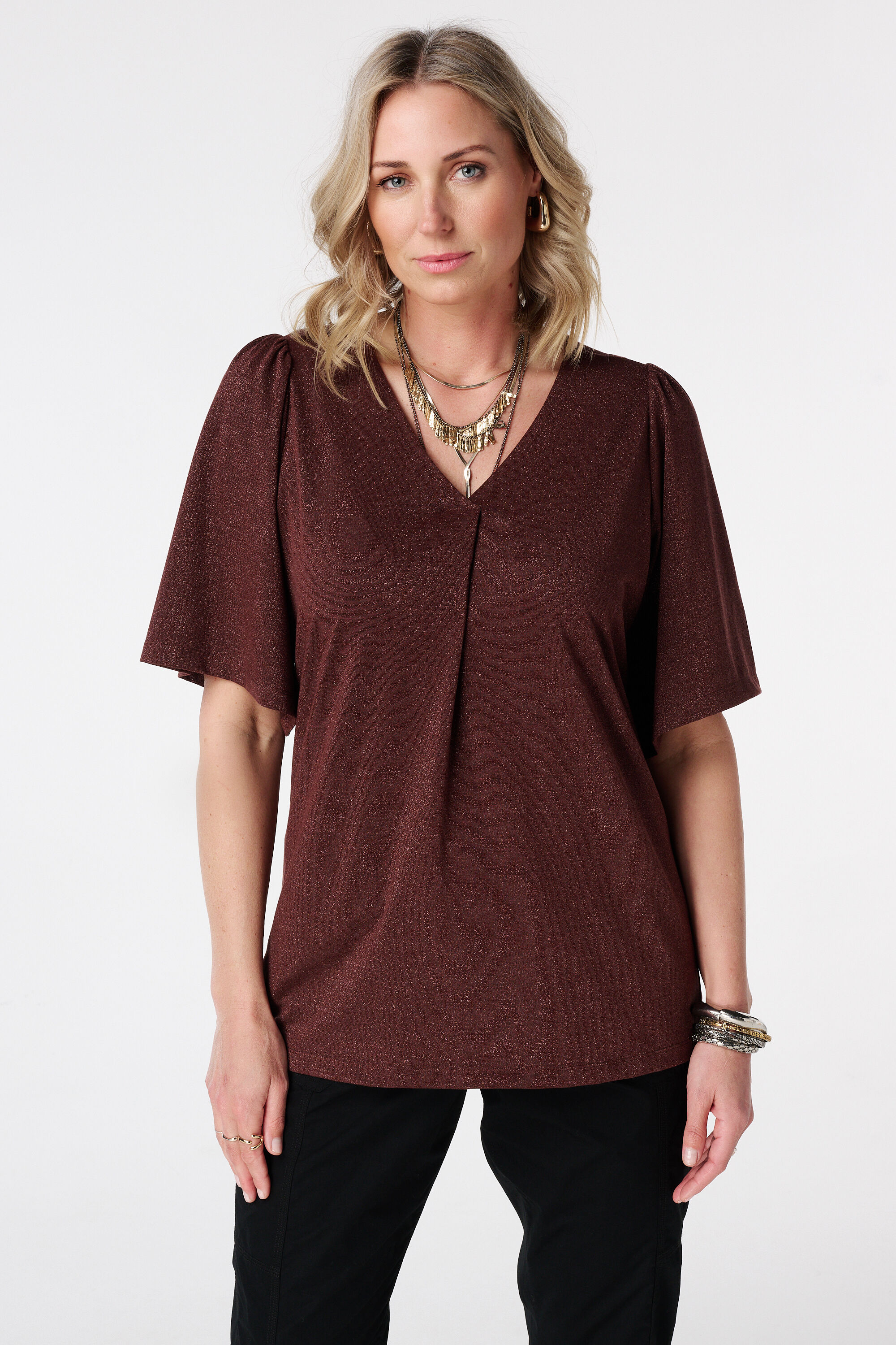 Top mit Fledermaus&auml;rmeln image number 0