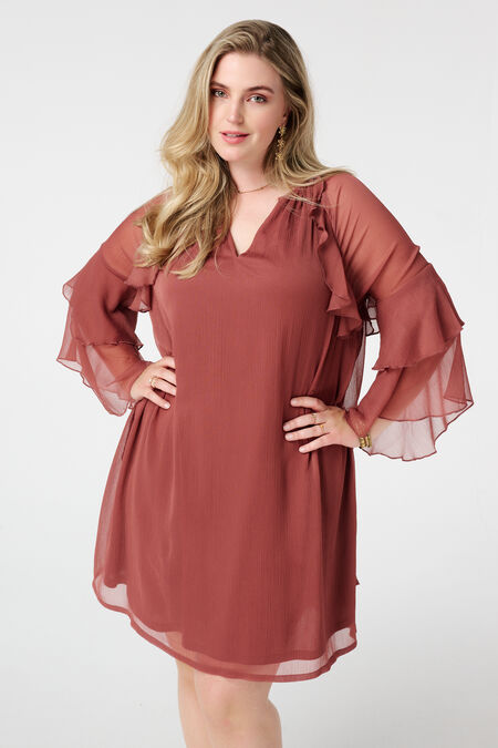 Kleid mit Rüschen Kleid mit Rüschen