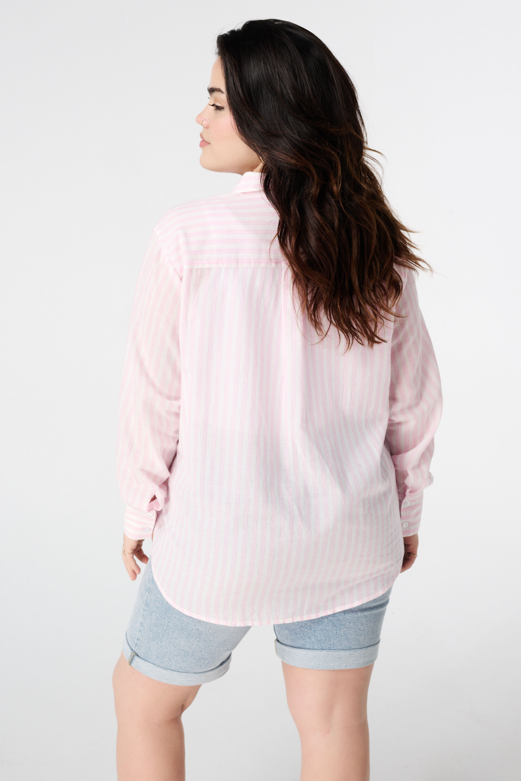 Luftige Bluse mit Streifen image number 3