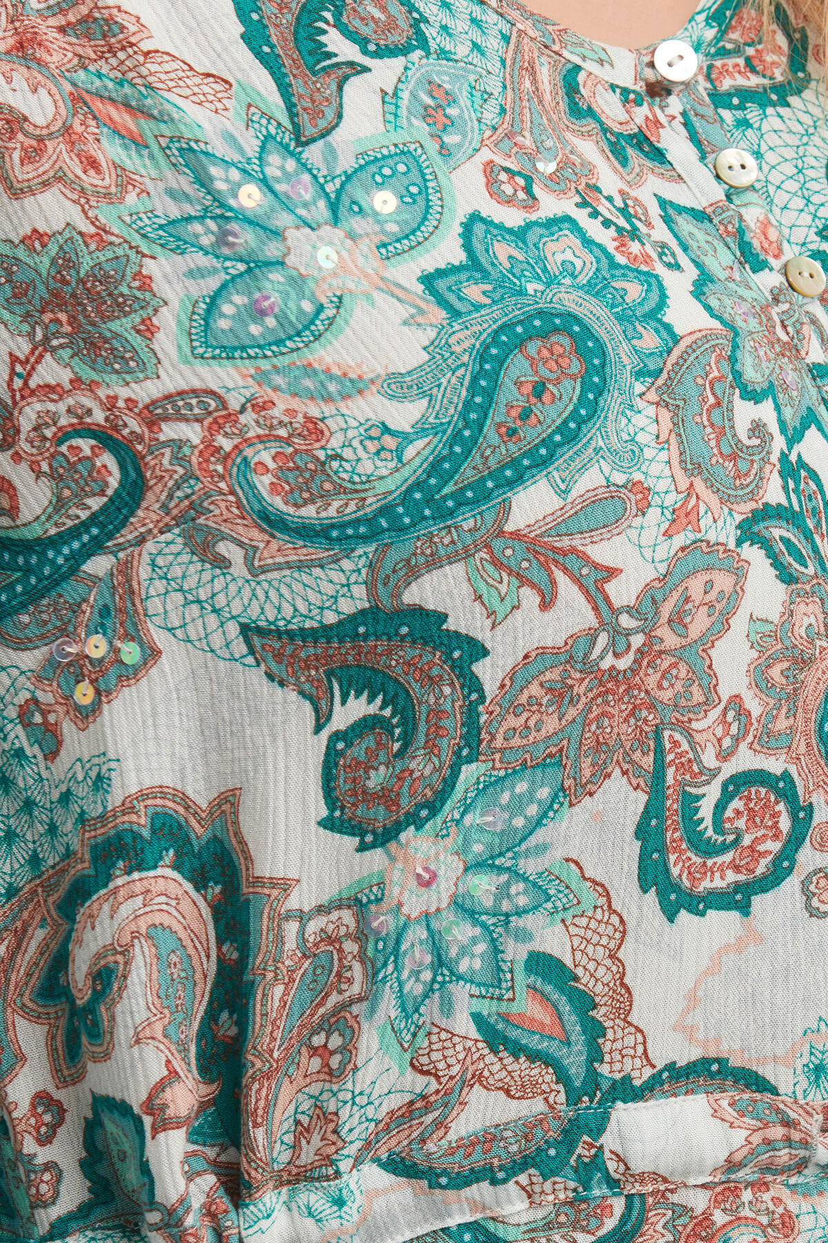Tunika mit Paisley-Print image number 5