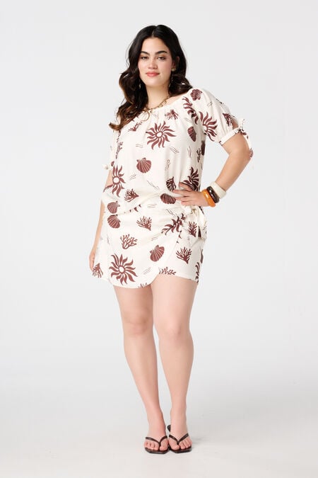 Skort mit Wickeloptik Skort mit Wickeloptik