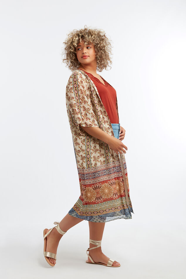 Kimono mit Aufdruck image number 0