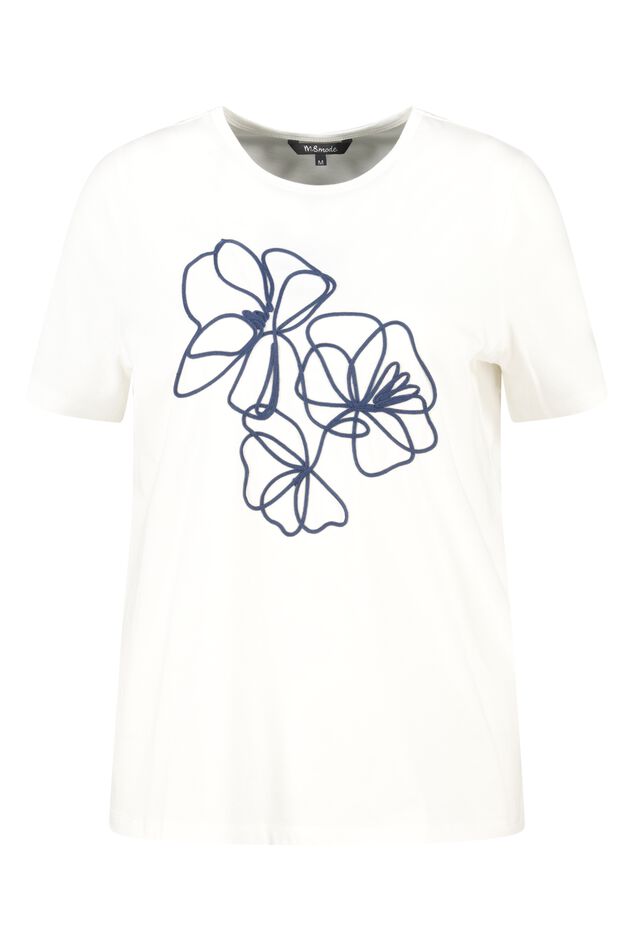 T-Shirt mit Stickerei image number 1
