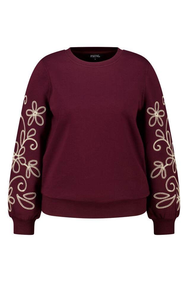 Pullover mit Stickdetails image number 1