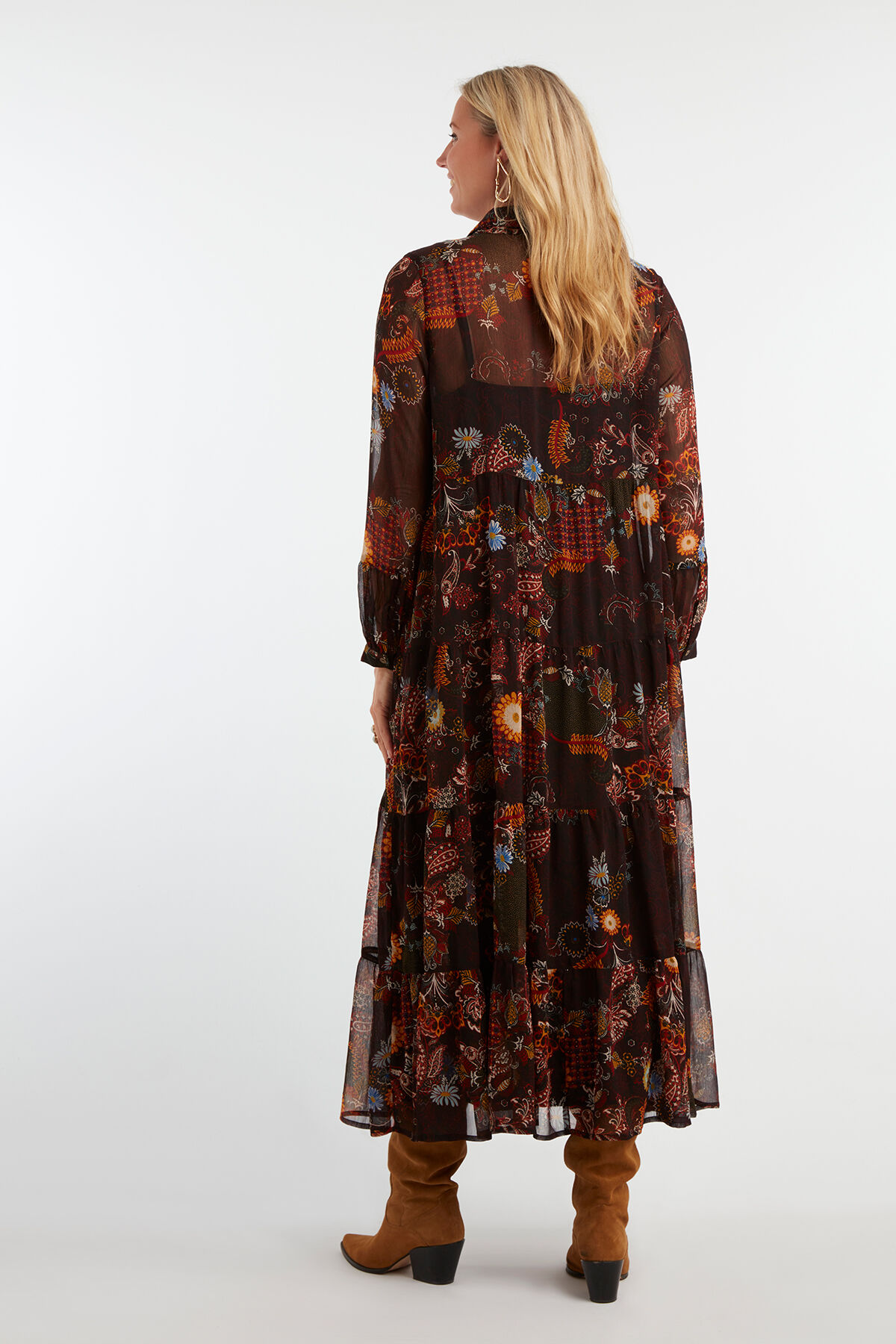 Langes halb-transparentes Kleid image number 6