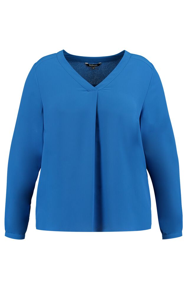 Einfarbige Bluse  image number 1