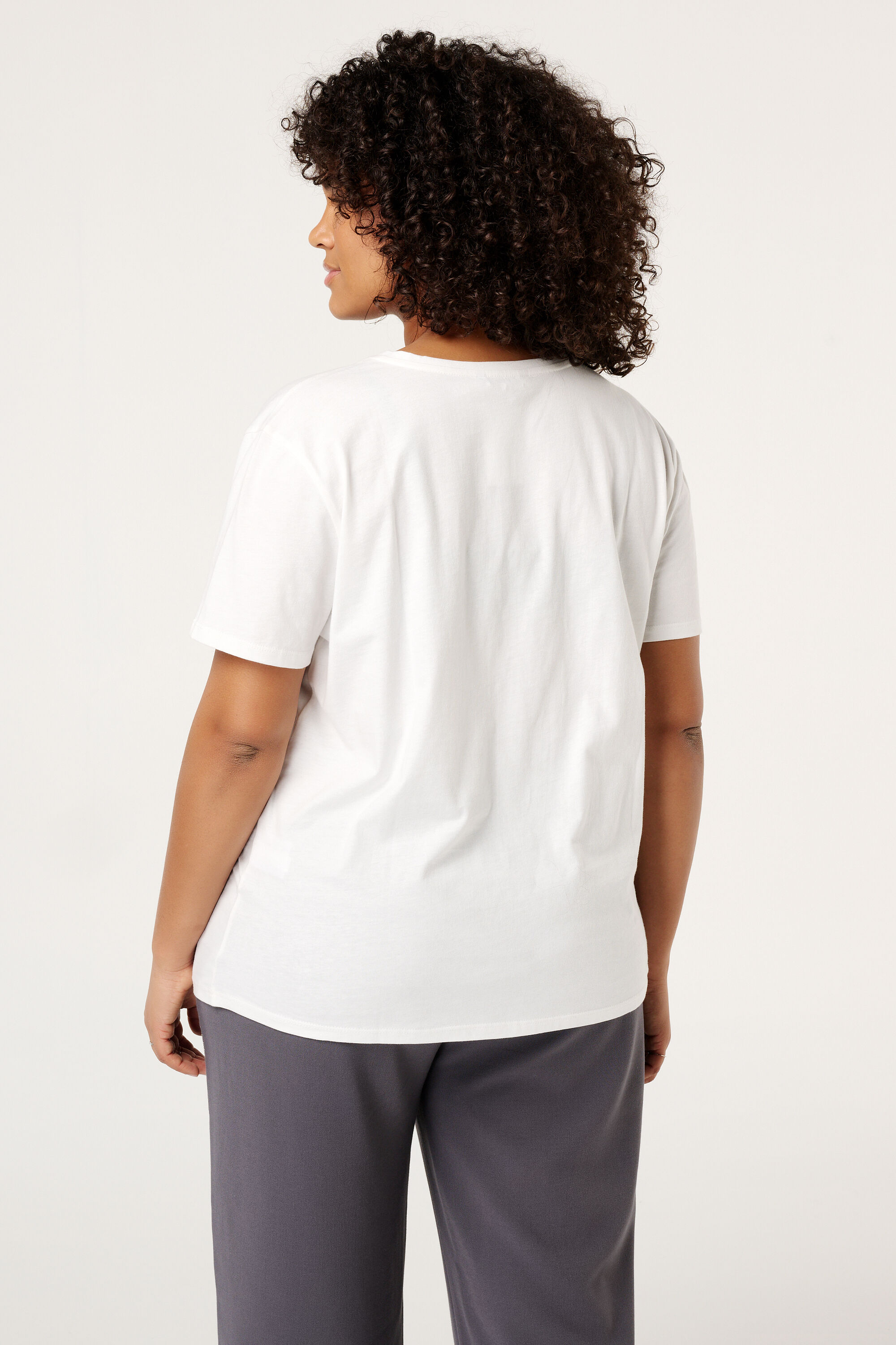 T-Shirt mit Text-Print  image number 3