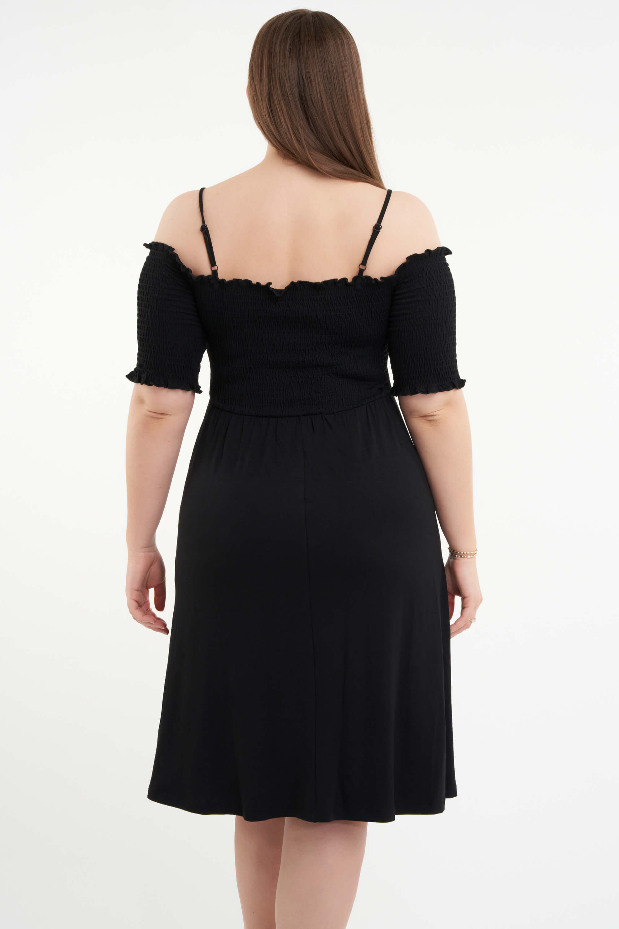 Schulterfreies Kleid image number 4