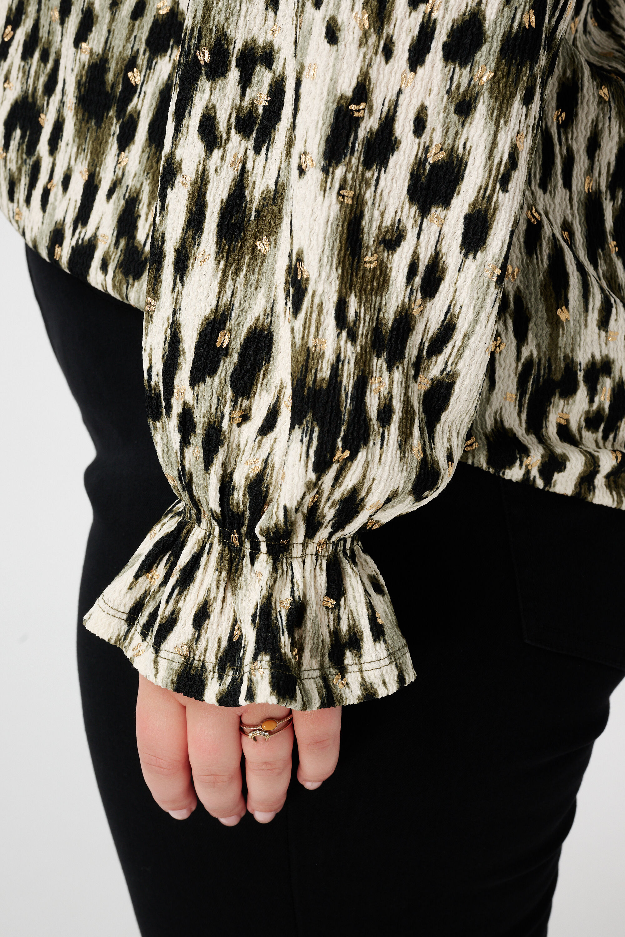 Bedrucktes und strukturiertes Top image number 4