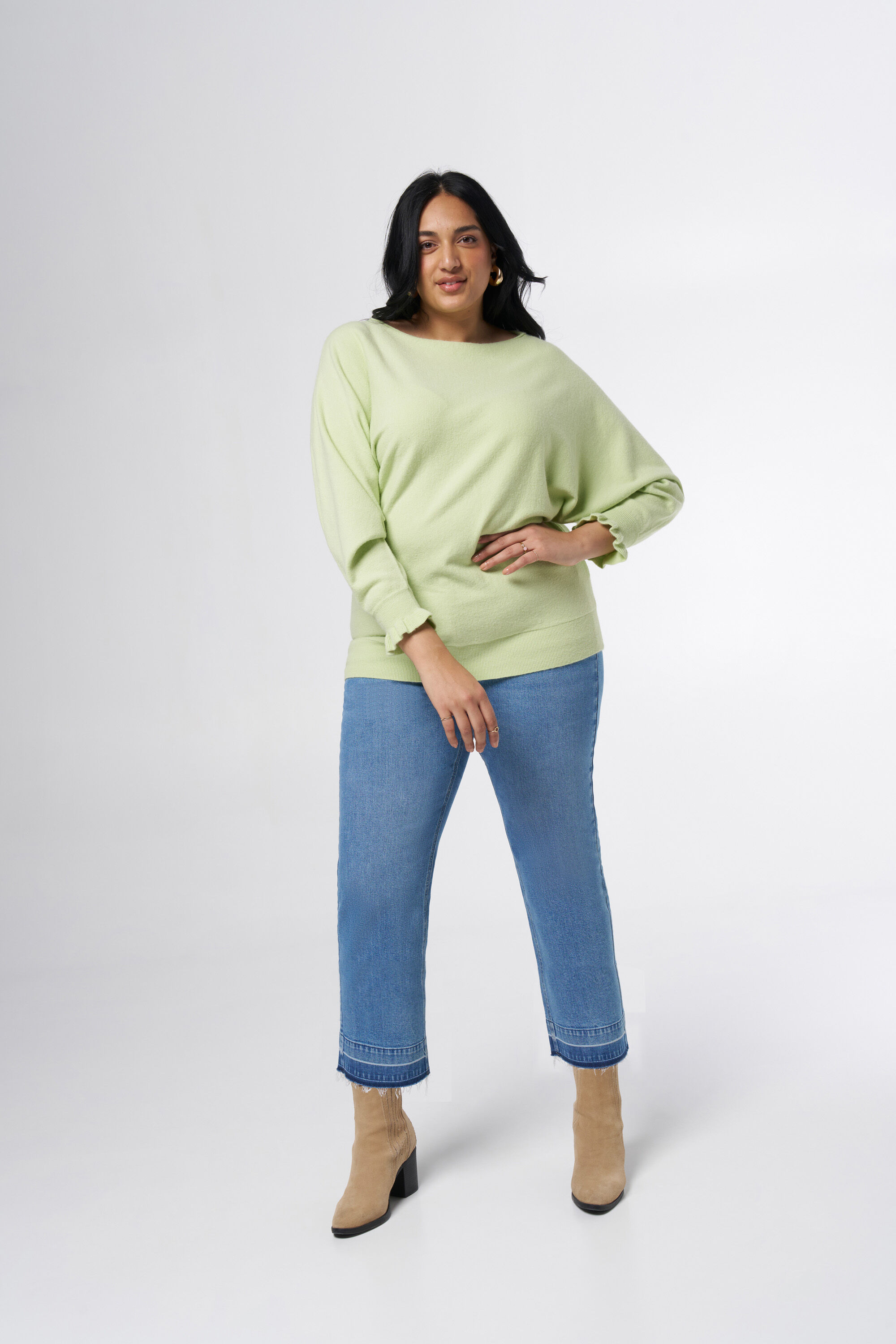 Strickpullover mit U-Boot-Ausschnitt  image number 5