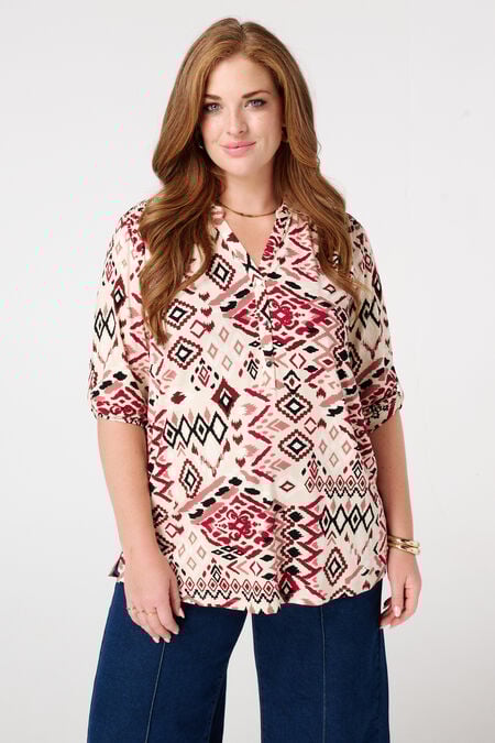 Jersey-Oberteil mit Print Jersey-Oberteil mit Print