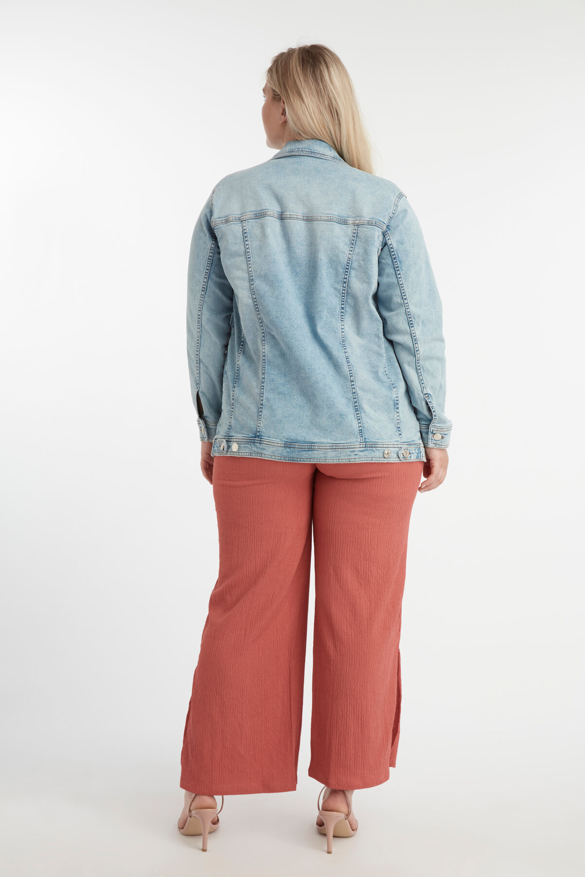 Lange Jeansjacke image number 4