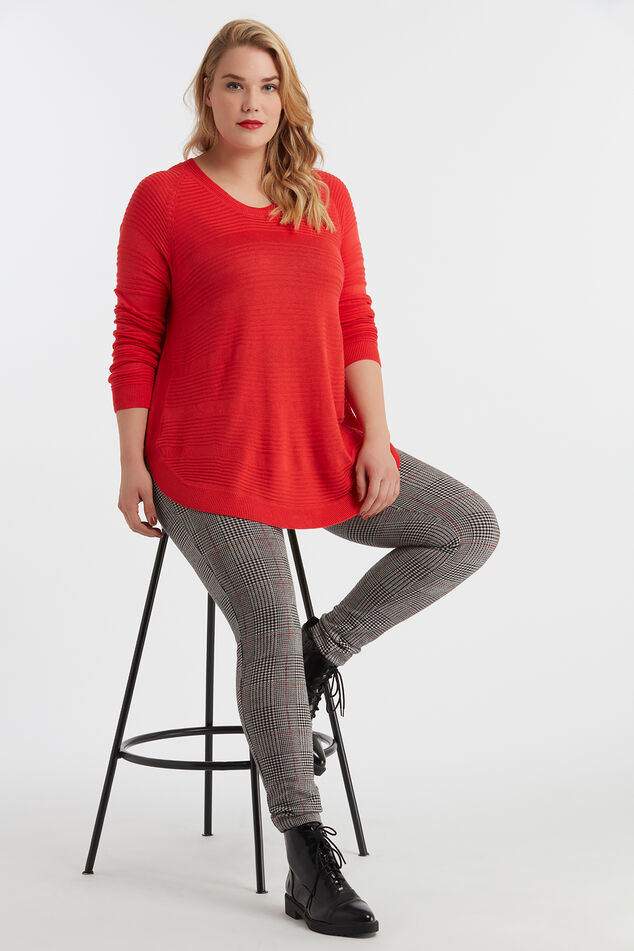 Karierte Leggings image number 4