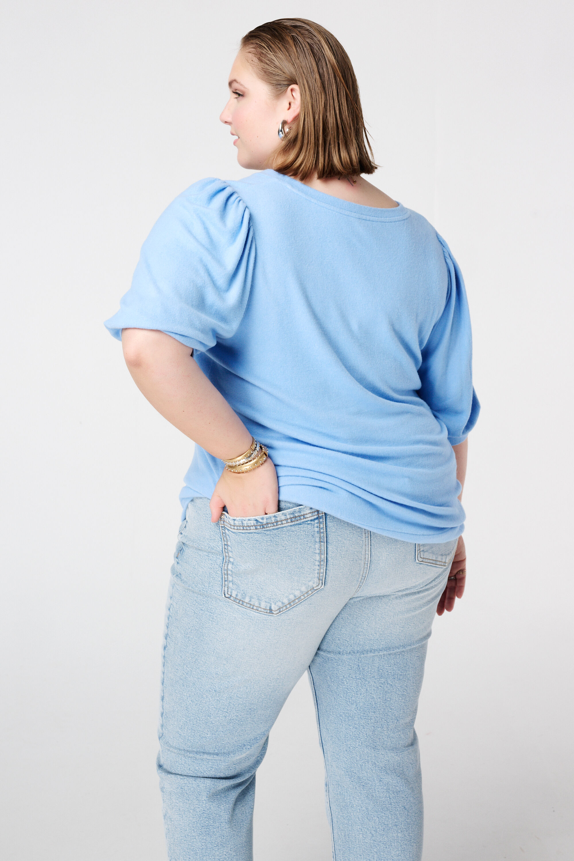 Top mit kurze-Ballon&auml;rmeln image number 3