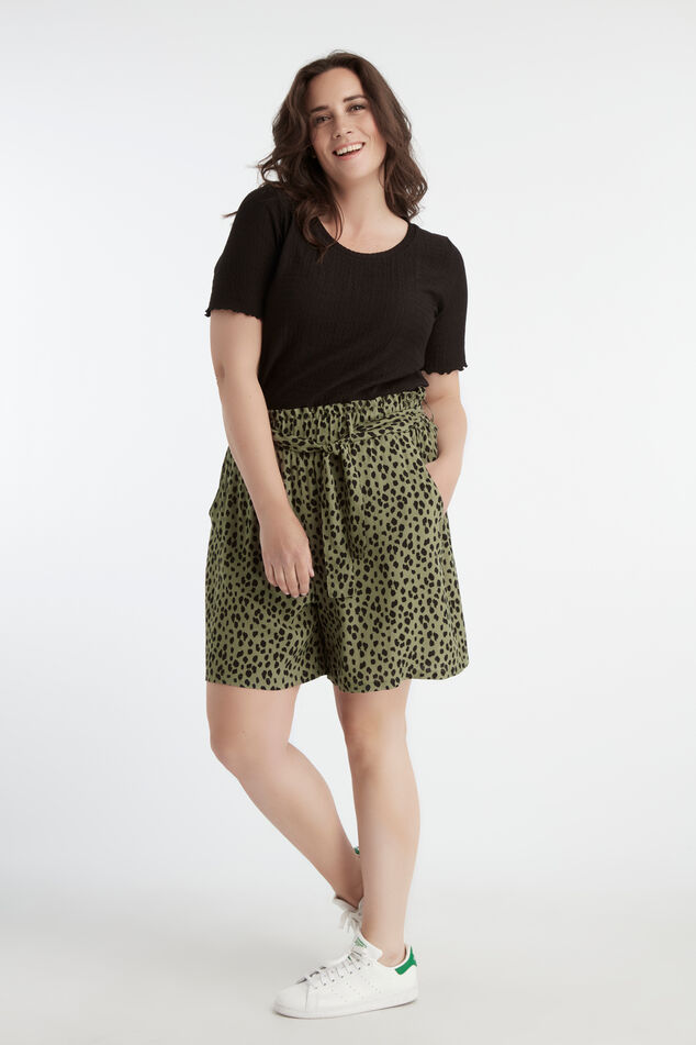 Viskose-Shorts mit Print image number 0