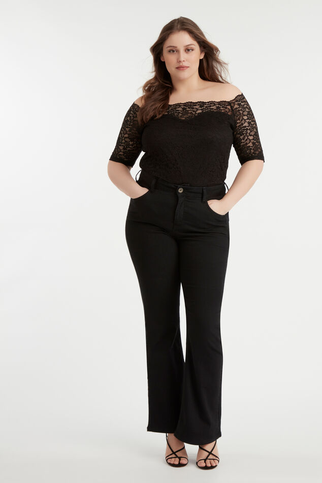 Magic Simplicity Flared-Leg SHAPES Jeans image number 7