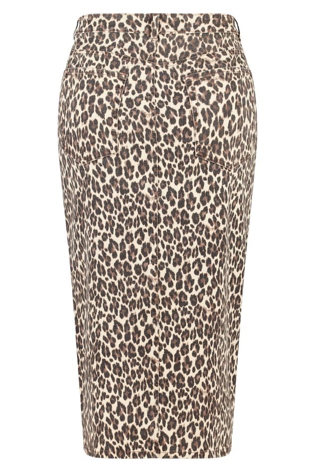 Denimrock mit Pantherprint image number 2