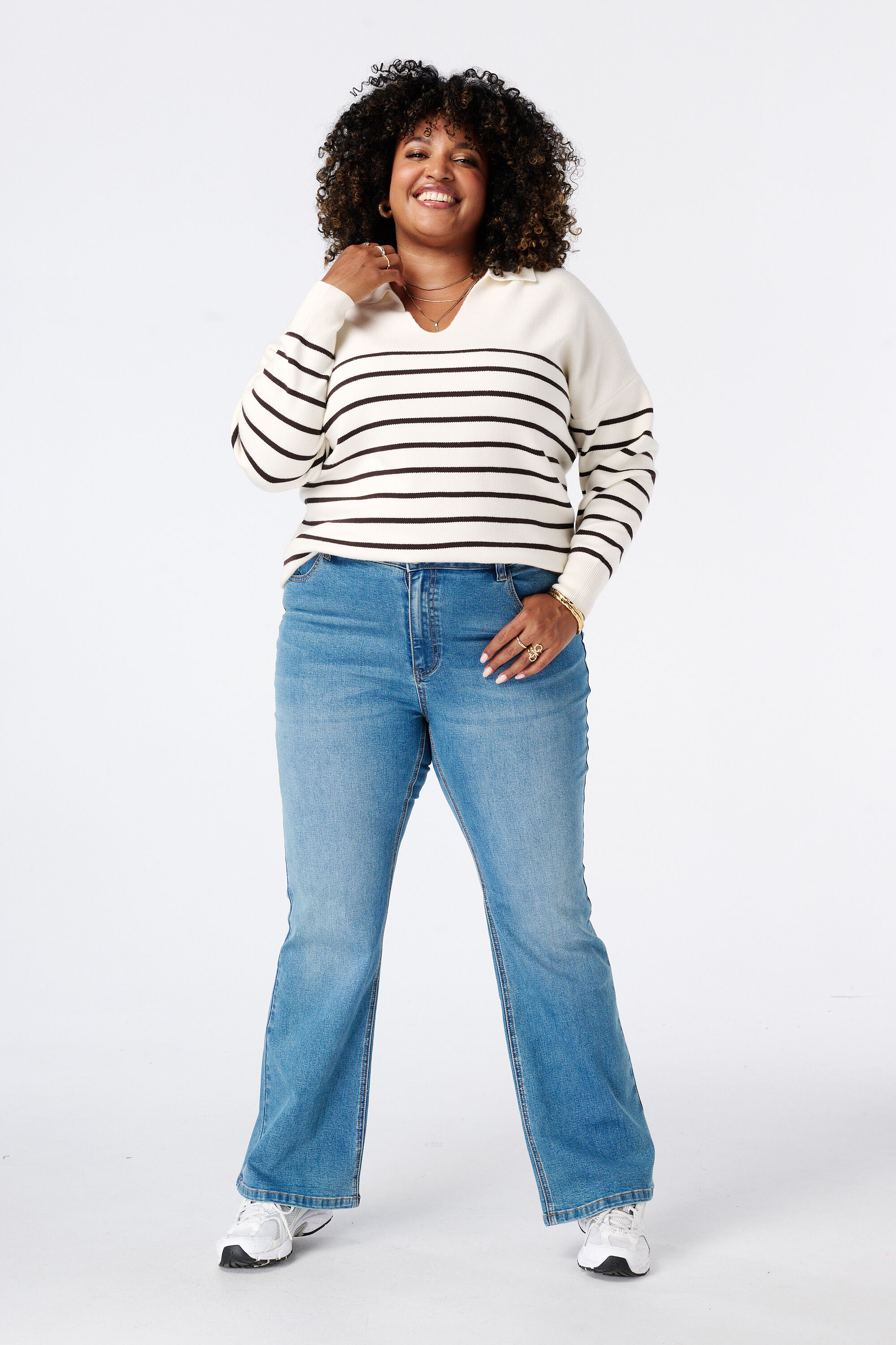 Jeans mit ausgestelltem Bein JASMIN
