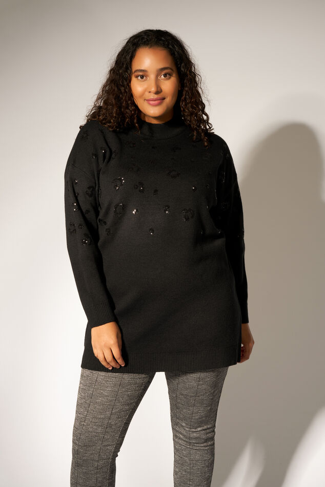 Pullover mit Pailletten image number 0