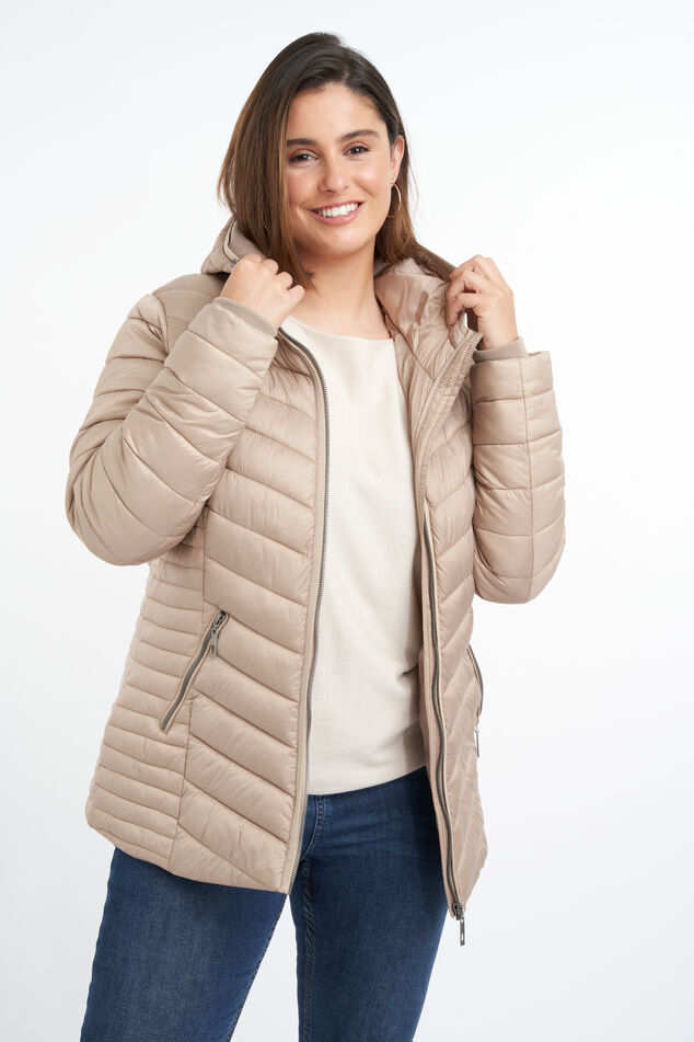 Leichte Übergangsjacke mit Kapuze image number 0