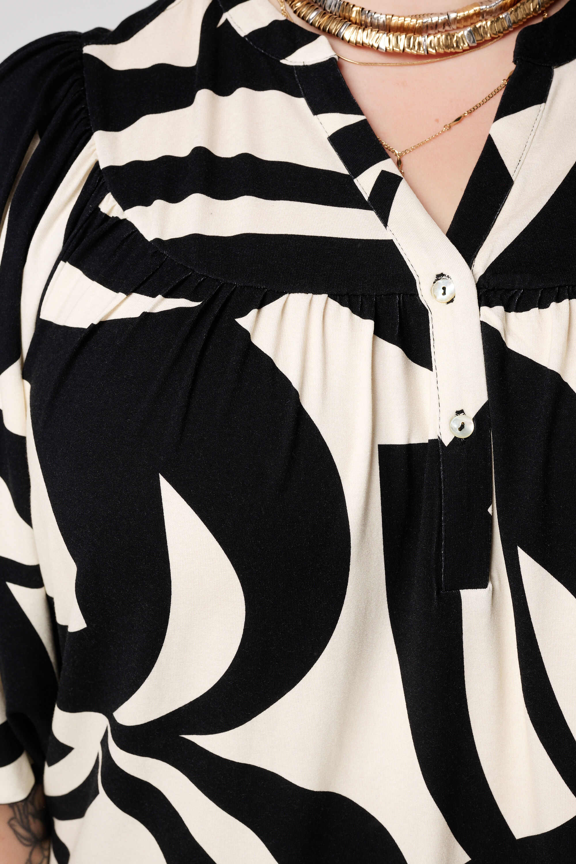 Jersey-Top mit Print image number 6